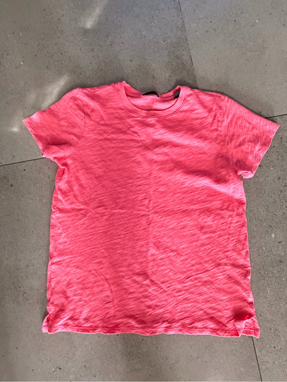 ATM Anthony Thomas Melillo Coral Pink Short Sleeve Tee